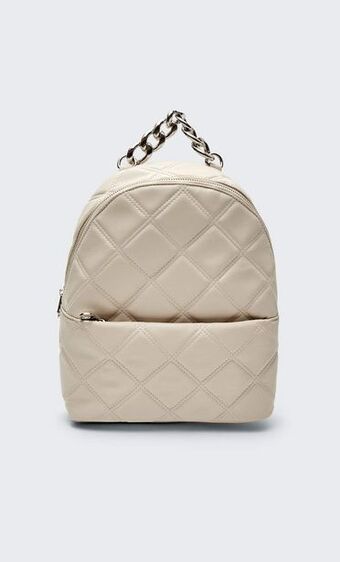Stradivarius Mochila acolchada cadena oferta