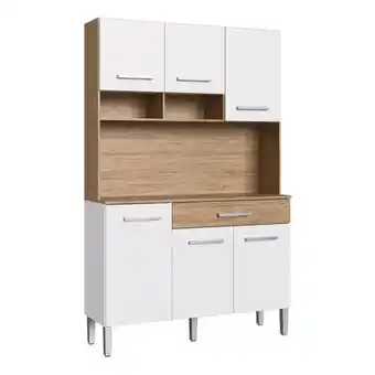 Pycca Mueble de cocina palma blanco 6 puertas oferta