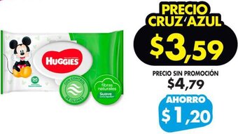 Farmacias Cruz Azul Huggies oferta