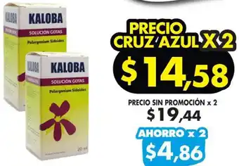 Farmacias Cruz Azul Kaloba Solución Gotas oferta