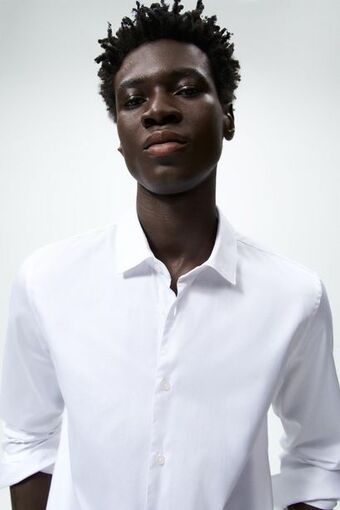ZARA Camisa estructura oferta