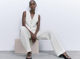 ZARA Pantalón full length oferta