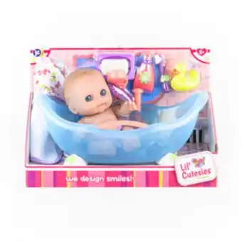 Juguetón Muñeca cuesties en bañera oferta