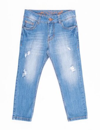 Moda RM Jean celeste 5 bolsillos oferta