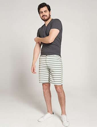 Moda RM Bermuda franjas bicolor oferta