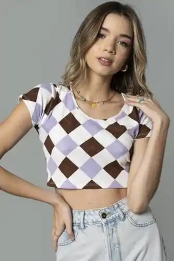 De Prati Camiseta rombos de colores h&o trybu oferta