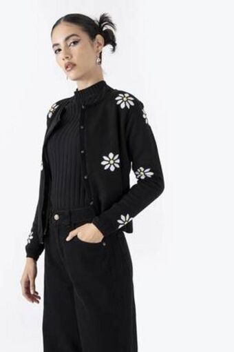 De Prati Sweater estampado de algodón h&o trybu oferta