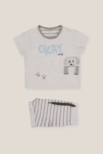 De Prati Camiseta estampada + bermuda a rayas losan oferta