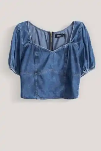 De Prati Blusa manga bombacha de algodón h&o oferta