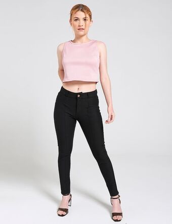 Moda RM Pantalón punti roma unicolor oferta