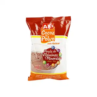 Akí Akí cocoa 440 g combo akí leche en polvo 400 g oferta