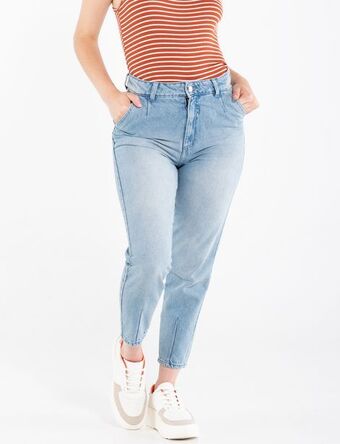 Moda RM Jean mom azul claro oferta