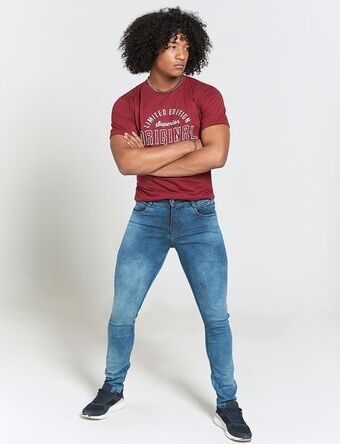 Moda RM Jean skinny azul medio oferta