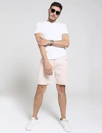 Moda RM Bermuda llana palo de rosa oferta