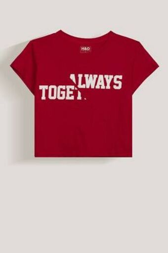 De Prati Camiseta estampada de algodón h&o trybu oferta