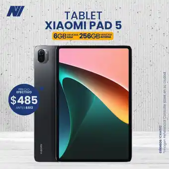 Novicompu Xiaomi - Tablet Pad 5 oferta