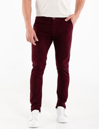 Moda RM Pantalón chino unicolor oferta