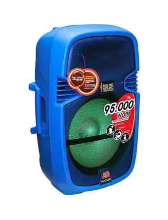 Moda RM Parlante 95.000w azul + micrófono + pedestal oferta