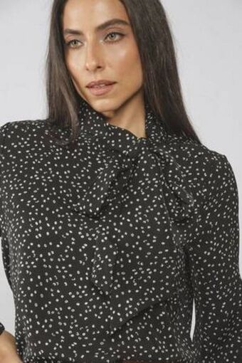 De Prati Blusa lazo en cuello expressions oferta