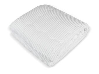 Cubrecama silky queen (2.5plz) c/blanco