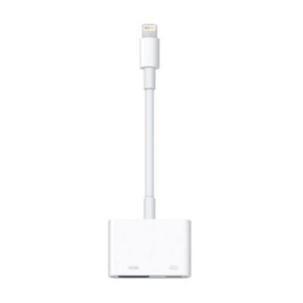Apple - adaptador lightning | blanco
