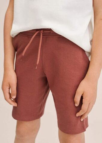 Mango Bermudas jogger algodón oferta