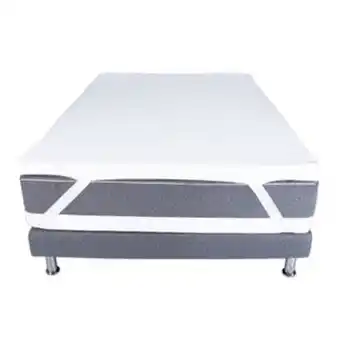 Marcimex Paraiso - topper latex king blanco| 3 plazas oferta