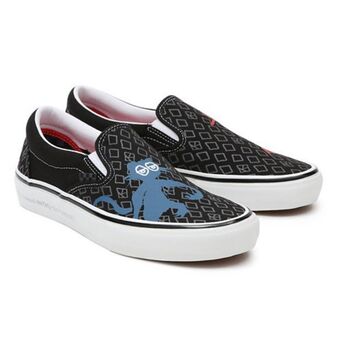 Vans Zapatillas skate slip-on de krooked by natas for ray oferta