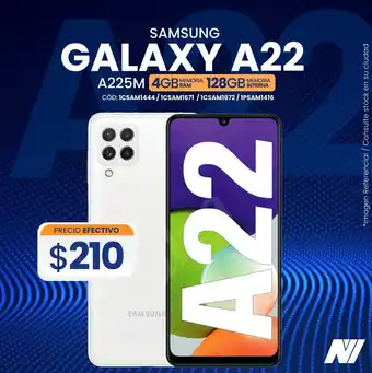 Novicompu Samsung - Galaxy A22 oferta