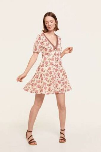 De Prati Vestido corto estampado springfield oferta