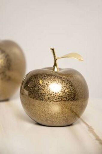 De Prati Adorno decorativo manzana dorado tahua oferta