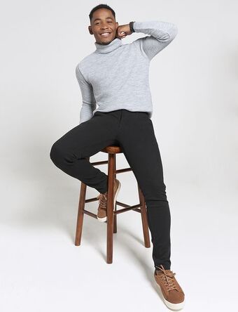 Moda RM Pantalón chino unicolor oferta