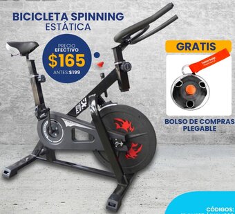 Novicompu Bicicleta Spinning Estática oferta