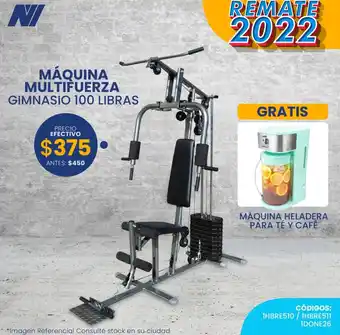 Novicompu Máquina Multifuerza Gimnasio 100 Libras oferta