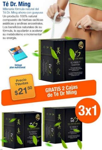 TVentas Té Dr. Ming oferta