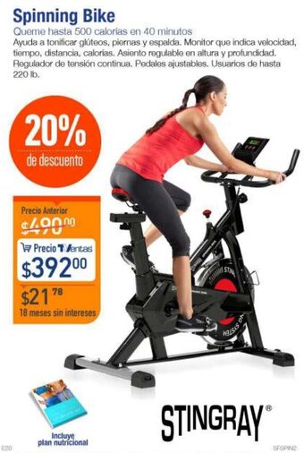 TVentas Spinning Bike oferta