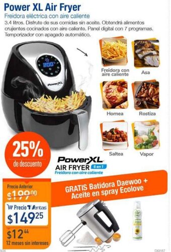 TVentas Power XL Air Fryer oferta