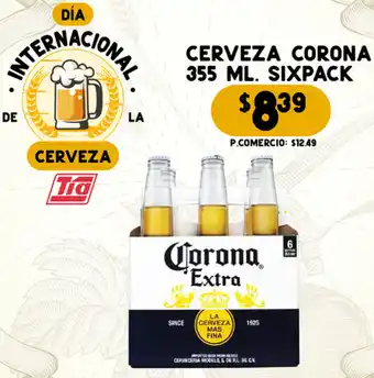 Tia Cerveza Corona 355ml Sixpack oferta
