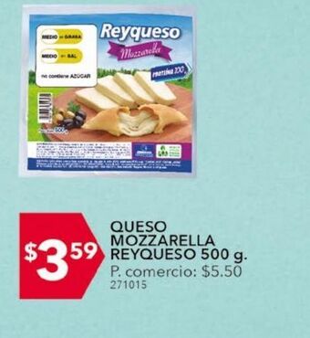Tia Queso mozzarella reyqueso 500g oferta