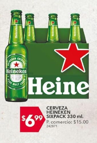 Tia Cerveza heineken sixpack 330ml oferta