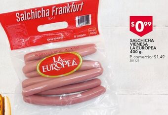 Tia Salchicha vienesa la europea 400g oferta
