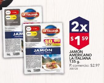 Tia Jamón americano la italiana 135g oferta