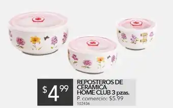 Tia Reposteros de ceramica home club 2 pzas oferta