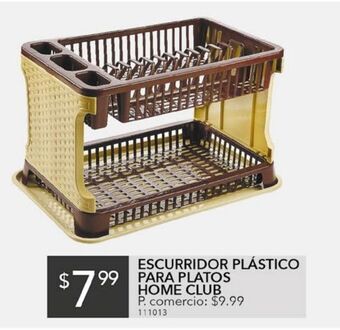 Tia Escurridor plástico para platos home club oferta