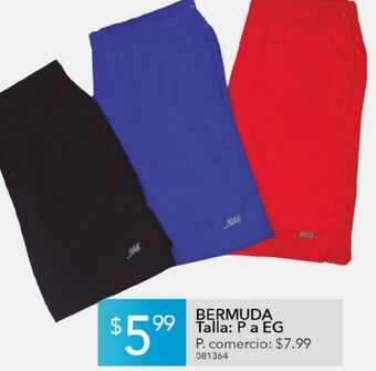 Tia Bermuda talla p a eg oferta