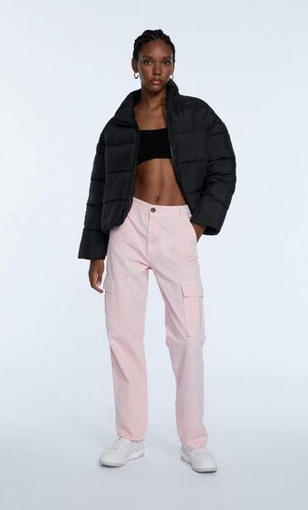 Stradivarius Pantalón cargo straight oferta