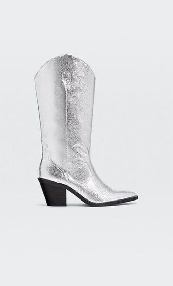 Stradivarius Botas cowboy tacón oferta