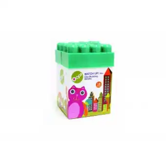 Bebemundo Cubo de bloques para armar ciudad. oferta