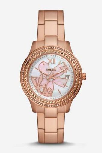 De Prati Reloj analógico fossil correa de acero oferta