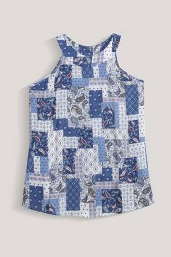 De Prati Blusa halter de algodón h&o oferta